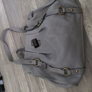 JCrew Collection Borge Garveri Grey Leather Purse